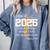 Class Of 2026 Christian Graduation Senior Graduate Comfort Colors Sweatshirt Blue Jean