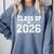 Class Of 2026 Grow With Me First Day Of School Graduation Raglan Baseball Tee Comfort Colors Sweatshirt Blue Jean