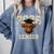 Class Of 2026 Highland Cow Senior Graduation School Pride Comfort Colors Sweatshirt Blue Jean