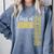Class Of 2026 Senior 26 High School Graduation -Gold Comfort Colors Sweatshirt Blue Jean