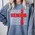 Class Of 2026 Senior Back To School 2026 Graduation 2026 Comfort Colors Sweatshirt Blue Jean