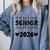 Class Of 2026 Senior Graduation Year Comfort Colors Sweatshirt Blue Jean