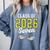 Class Of 2026 Six Seven Senior Yellow Graduation 6 7 Comfort Colors Sweatshirt Blue Jean