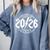Class Of 2026 Twenty 26 Classic Rock Graduation Senior 2026 Comfort Colors Sweatshirt Blue Jean