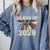 Class Of 2028 High School Graduation Senior 2028 Comfort Colors Sweatshirt Blue Jean