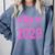 Class Of 2029 Pink Girls Shirt Graduation Comfort Colors Sweatshirt Blue Jean