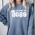 Class Of 2029 Senior Graduation 2029 Shirt Comfort Colors Sweatshirt Blue Jean