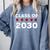 Class Of 2030 Shirt New Kindergarten Student Graduation Comfort Colors Sweatshirt Blue Jean