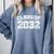 Class Of 2032 32 School Tee Shirt Graduation Class Party Comfort Colors Sweatshirt Blue Jean