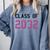 Class Of 2032 Graduation T-Shirts Comfort Colors Sweatshirt Blue Jean