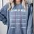 Class Of 2033 Graduation With Space For Hand Prints Comfort Colors Sweatshirt Blue Jean