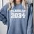 Class Of 2034 34 School Tee Shirt Graduation Class Party Comfort Colors Sweatshirt Blue Jean