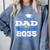 Class Of 2035 Graduation Parents Of Kindergarten Kid Dad Mom Comfort Colors Sweatshirt Blue Jean
