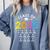 Class Of 2035 Grow With Me Checklist Graduation Comfort Colors Sweatshirt Blue Jean