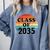 Class Of 2035 Senior Graduate Retro Graduation Comfort Colors Sweatshirt Blue Jean