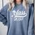 Class Of 2037 First Day Of School Graduation Grow With Me Comfort Colors Sweatshirt Blue Jean