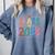 Class Of 2038 Pre K Graduate Preschool Graduation Comfort Colors Sweatshirt Blue Jean