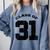 Class Of 31 Date High School Kindergarten Graduation Shirt Comfort Colors Sweatshirt Blue Jean