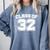 Class Of 32 2032 School Tee Shirt Graduation Class Party Comfort Colors Sweatshirt Blue Jean