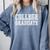College Graduate Shirt Graduation Tee Distressed Comfort Colors Sweatshirt Blue Jean