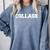 College Graduation Comfort Colors Sweatshirt Blue Jean
