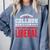 College Graduation For Conservatives Comfort Colors Sweatshirt Blue Jean
