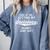 College Graduation For Him Her Getting Sociology Degree Comfort Colors Sweatshirt Blue Jean