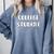 College Humor College Graduation Party Shirts Supplies Men Comfort Colors Sweatshirt Blue Jean