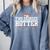 College Masters Degree Graduation Two Degrees Hotter Comfort Colors Sweatshirt Blue Jean