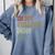 In My College Mom Era College Graduation For Mom Comfort Colors Sweatshirt Blue Jean