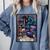 Color Graphic The Introvert Tarot Card Raglan Baseball Tee Comfort Colors Sweatshirt Blue Jean