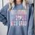 Colorful Proud Grandma 2024 NICU Graduate Baby Graduation Comfort Colors Sweatshirt Blue Jean
