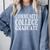 Community College Graduate- Makes a Great Graduation Comfort Colors Sweatshirt Blue Jean
