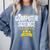 Computer Science Degree Graduation Senior Celebration Grad Comfort Colors Sweatshirt Blue Jean