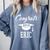 Congrats 2018 Eric College High School Graduation Comfort Colors Sweatshirt Blue Jean