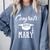 Congrats 2018 Mary College High School Graduation Comfort Colors Sweatshirt Blue Jean