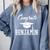 Congrats Benjamin College High School Graduation Comfort Colors Sweatshirt Blue Jean