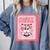Cool Fun Cute Party Introvert Cat Character Comfort Colors Sweatshirt Blue Jean