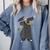 Cool Graduation Dab Dabbing Senior 2019 Grad Comfort Colors Sweatshirt Blue Jean