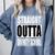 Cool Straight Outta Divinity School Graduation Shirt Comfort Colors Sweatshirt Blue Jean