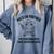 Cowboy Frog Overstimulated Western Meme Introverts Comfort Colors Sweatshirt Blue Jean