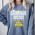 Criminal Justice Degree Graduation Senior Celebration Grad Comfort Colors Sweatshirt Blue Jean