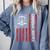 Criminal Justice Major College Student Graduate Graduation Comfort Colors Sweatshirt Blue Jean