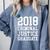Criminal Justice Major Shirt 2018 Graduate Graduation E Comfort Colors Sweatshirt Blue Jean
