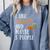 I Like Croissant And Maybe 3 People Baking Introvert Foodie Comfort Colors Sweatshirt Blue Jean