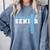 Cross Country Senior Night Senior 2025 Graduation Party 26 Comfort Colors Sweatshirt Blue Jean