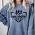 Cross Country Senior Night Senior 2025 Graduation Party 40 Comfort Colors Sweatshirt Blue Jean