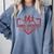 Cross Country Senior Night Senior 2025 Graduation Party 48 Comfort Colors Sweatshirt Blue Jean
