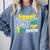 Cute Happy Last Day Of 1st Grade Shirt Kids Graduation Comfort Colors Sweatshirt Blue Jean