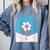 Cute Introvert Shy Teen Anti-Social Inner Strength Comfort Colors Sweatshirt Blue Jean